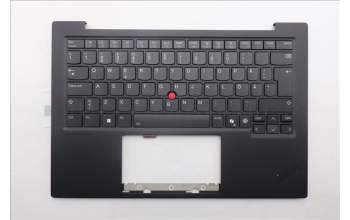 Lenovo 5M11Q55993 C-Cover with keyboard, Swedish/Finnish, Deep Black, FingerPrint Reader, WLAN, UK