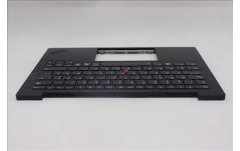 Lenovo 5M11Q55993 C-Cover with keyboard, Swedish/Finnish, Deep Black, FingerPrint Reader, WLAN, UK