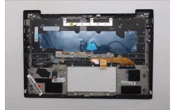 Lenovo 5M11Q55997 C-Cover with keyboard, Turkish, Deep Black, FingerPrint Reader, WLAN, UK