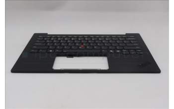 Lenovo 5M11Q56009 C-Cover with keyboard, USA English, Deep Black, FingerPrint Reader, WWAN, US