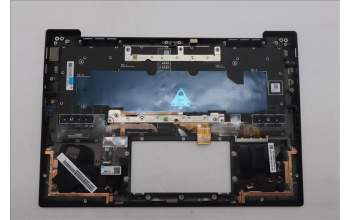 Lenovo 5M11Q56036 C-Cover with keyboard, UK English, Deep Black, FingerPrint Reader, WWAN, UK