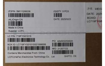 Lenovo 5M11Q56036 C-Cover with keyboard, UK English, Deep Black, FingerPrint Reader, WWAN, UK