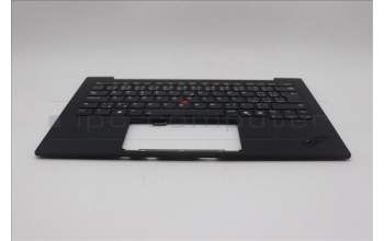 Lenovo 5M11Q56044 C-Cover with keyboard, Czech Slovakian, Deep Black, FingerPrint Reader, WWAN, UK