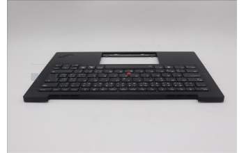 Lenovo 5M11Q56044 C-Cover with keyboard, Czech Slovakian, Deep Black, FingerPrint Reader, WWAN, UK
