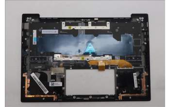 Lenovo 5M11Q56047 C-Cover with keyboard, Estonian, Deep Black, FingerPrint Reader, WWAN, UK