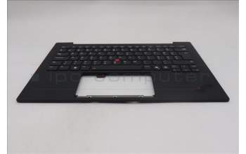 Lenovo 5M11Q56054 C-Cover with keyboard, Hungarian, Deep Black, FingerPrint Reader, WWAN, UK