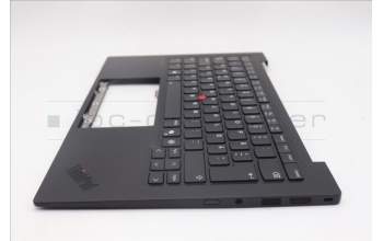 Lenovo 5M11Q56067 C-Cover with keyboard, Swedish/Finnish, Deep Black, FingerPrint Reader, WWAN, UK