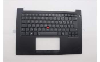 Lenovo 5M11Q60581 C-Cover with keyboard, Bulgarian, Black, Backlight, UK