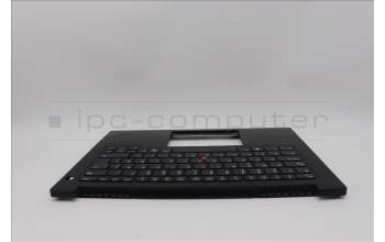 Lenovo 5M11Q60593 C-Cover with keyboard, Danish, Black, Backlight, UK