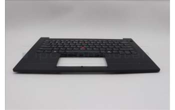 Lenovo 5M11Q60605 C-Cover with keyboard, US English Euro, Black, Backlight, US