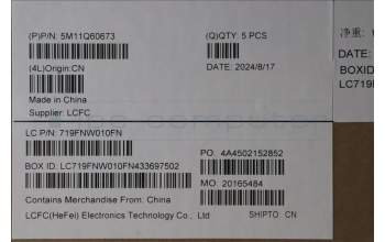 Lenovo 5M11Q60673 MECH_ASM BL KB BK SPA SRX