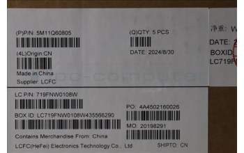 LENOVO 5M11Q60805 Keyb P14s G5/G6 BL, Intel, DE