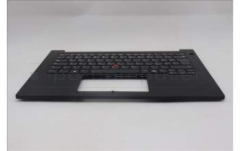 Lenovo 5M11Q60823 C-Cover with keyboard, Italian, Black, Backlight, UK