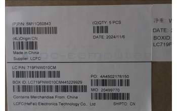 Lenovo 5M11Q60843 C-Cover with keyboard, Nordic, Black, Backlight