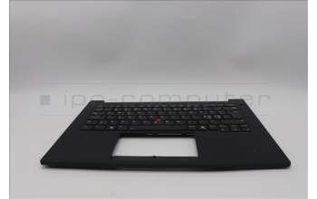 Lenovo 5M11Q60843 C-Cover with keyboard, Nordic, Black, Backlight, UK