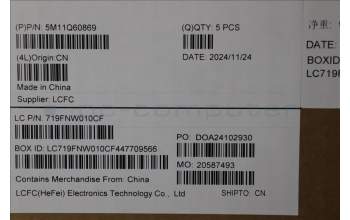 Lenovo 5M11Q60869 C-Cover with keyboard, Switzerland, Black, Backlight, UK