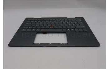 Lenovo 5M11R38859 C-Cover with keyboard, Estonian, Luna Grey, FingerPrint Reader, WLAN, UK