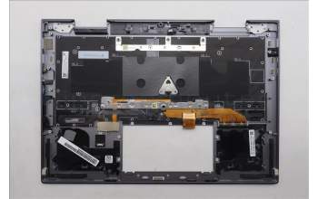 Lenovo 5M11R38918 C-Cover with keyboard, Arabic, Luna Grey, FingerPrint Reader, WLAN, US