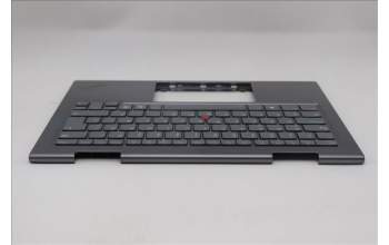 Lenovo 5M11R38950 C-Cover with keyboard, Icelandic, Luna Grey, FingerPrint Reader, WLAN, UK