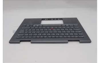 Lenovo 5M11R38966 C-Cover with keyboard, Portuguese, Luna Grey, FingerPrint Reader, WLAN, UK