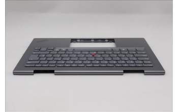 Lenovo 5M11R38972 C-Cover with keyboard, Spanish, Luna Grey, FingerPrint Reader, WLAN, UK