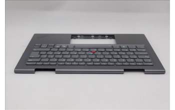 Lenovo 5M11R38974 C-Cover with keyboard, Swedish/Finnish, Luna Grey, FingerPrint Reader, WLAN, UK