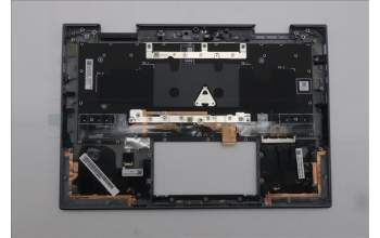 Lenovo 5M11R39428 C-Cover with keyboard, Greek, Luna Grey, FingerPrint Reader, WWAN, US