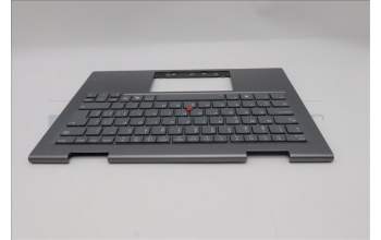 Lenovo 5M11R39462 C-Cover with keyboard, Switzerland, Luna Grey, FingerPrint Reader, WWAN, UK