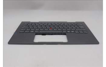 Lenovo 5M11R39514 C-Cover with keyboard, Italian, Luna Grey, FingerPrint Reader, WWAN, UK