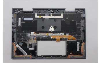 Lenovo 5M11R39529 C-Cover with keyboard, Portuguese, Luna Grey, FingerPrint Reader, WWAN, UK