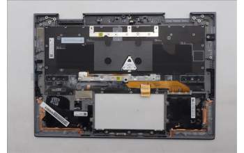 Lenovo 5M11R39533 C-Cover with keyboard, Slovenian, Luna Grey, FingerPrint Reader, WWAN, UK