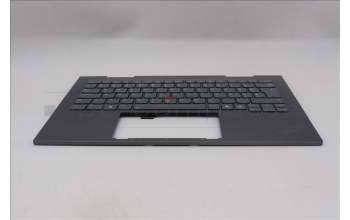 Lenovo 5M11R39533 C-Cover with keyboard, Slovenian, Luna Grey, FingerPrint Reader, WWAN, UK