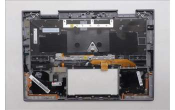 Lenovo 5M11R39540 C-Cover with keyboard, Switzerland, Luna Grey, FingerPrint Reader, WWAN, UK