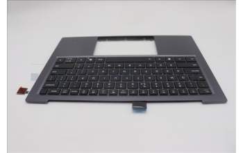 Lenovo 5M11R87935 C-Cover with keyboard, US English Euro, Black/Grey, FingerPrint Reader, WLAN, US