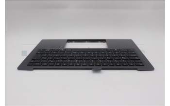 Lenovo 5M11R87942 C-Cover with keyboard, Icelandic, Black/Grey, FingerPrint Reader, WLAN, UK