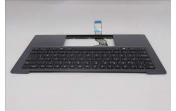 Lenovo 5M11R87948 C-Cover with keyboard, Norwegian, Black/Grey, FingerPrint Reader, WLAN, UK