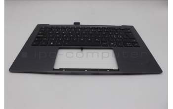 Lenovo 5M11R87949 C-Cover with keyboard, Nordic, Black/Grey, FingerPrint Reader, WLAN, UK