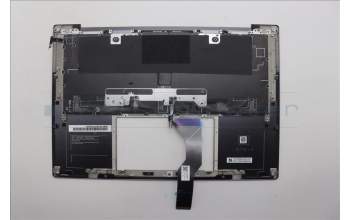 Lenovo 5M11R87953 C-Cover with keyboard, Spanish, Black/Grey, FingerPrint Reader, WLAN, UK