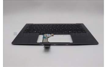 Lenovo 5M11R87953 C-Cover with keyboard, Spanish, Black/Grey, FingerPrint Reader, WLAN, UK