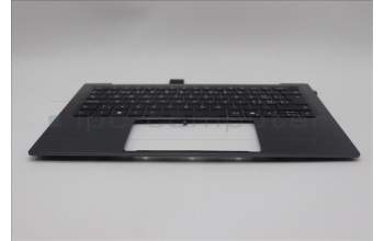 Lenovo 5M11R87955 C-Cover with keyboard, Switzerland, Black/Grey, FingerPrint Reader, WLAN, UK