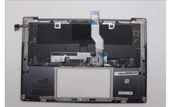 Lenovo 5M11R87961 C-Cover with keyboard, Ukraine, Black/Grey, FingerPrint Reader, WLAN, US