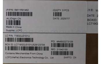 Lenovo 5M11R91462 C-Cover with keyboard, Switzerland, Grey, Backlight, FingerPrint Reader, UK