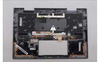 Lenovo 5M11R91491 C-Cover with keyboard, English, Grey, Backlight, FingerPrint Reader, WWAN, US