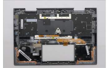 Lenovo 5M11R91534 C-Cover with keyboard, Swedish/Finnish, Grey, Backlight, FingerPrint Reader, WWAN, UK
