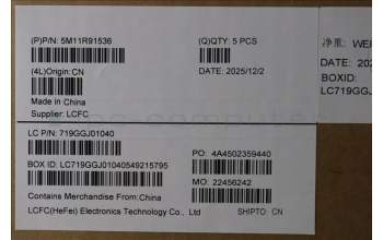 Lenovo 5M11R91536 C-Cover with keyboard, Switzerland, Grey, Backlight, FingerPrint Reader, WWAN, UK