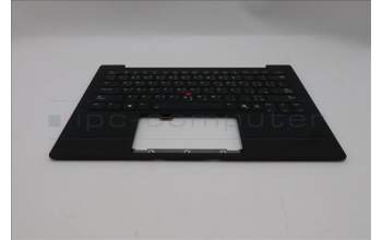 Lenovo 5M11S09530 C-Cover with keyboard, Arabic, Black, Backlight, US