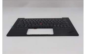 Lenovo 5M11S09544 C-Cover with keyboard, English, Black, Backlight, US