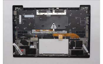 Lenovo 5M11S09575 C-Cover with keyboard, Norwegian, Black, Backlight, UK