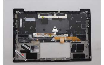 Lenovo 5M11S09581 C-Cover with keyboard, Russian, Black, Backlight, US