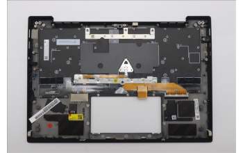 Lenovo 5M11S09583 C-Cover with keyboard, Slovenian, Black, Backlight, UK